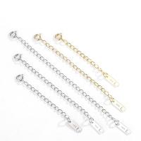 Chaîne Extender en Argent , Argent sterling 925, Placage, DIY, plus de couleurs à choisir, Vendu par PC