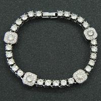 Zinc Alloy Rhinestone Bracelets, fashion jewelry & Unisex & with rhinestone 