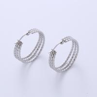 Stainless Steel Hoop Earring, 316L Stainless Steel, fashion jewelry & for woman, original color, 27mm 