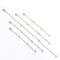 Chaîne Extender en Argent , argent sterling 925, Placage, DIY, plus de couleurs à choisir, Vendu par PC