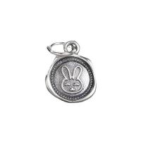 Thailand Sterling Silver Pendant, Antique finish, DIY silver color 