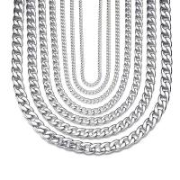 Stainless Steel Chain Necklace, 304 Stainless Steel, polished & Unisex original color 