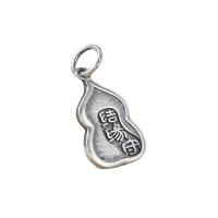 Pendentif en argent massif de Bali, Thaïlande, Finition antique, DIY & styles différents pour le choix, argent Environ 4mm, Vendu par PC