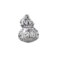 Thaïlande Pendentif, sac d'argent, Finition antique, DIY, argent Environ 4.5mm, Vendu par PC