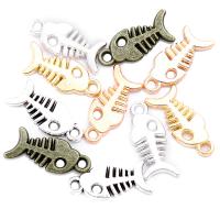 Zinc Alloy Jewelry Pendants, Fish Bone, plated, Unisex Approx 