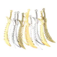 Zinc Alloy Jewelry Pendants, Sword, plated, Unisex Approx 