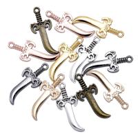 Zinc Alloy Jewelry Pendants, Dagger, plated, Unisex Approx 