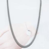 Stainless Steel Chain Necklace, 316L Stainless Steel, electrolyzation  & for man, original color 