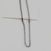 Stainless Steel Chain Necklace, 316L Stainless Steel, electrolyzation & Unisex original color 