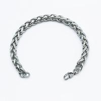 Stainless Steel Chain Bracelets, 316L Stainless Steel, electrolyzation & Unisex original color 