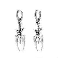 Zinc Alloy Drop Earring, silver color plated, fashion jewelry & for woman, silver color 