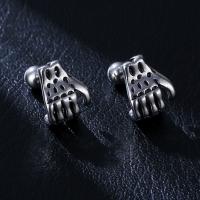 Stainless Steel Stud Earring, 316L Stainless Steel, plated, fashion jewelry & Unisex 