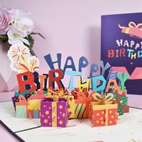 Paper 3D Greeting Card, handmade, DIY & 3D effect 