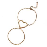 Stainless Steel Chain Bracelets, 304 Stainless Steel, with 1.97inch extender chain, fashion jewelry & for woman Approx 6.69 Inch, Approx 6.29 Inch 