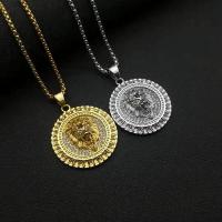 Rhinestone Stainless Steel Pendants, 316L Stainless Steel, Unisex & with rhinestone 