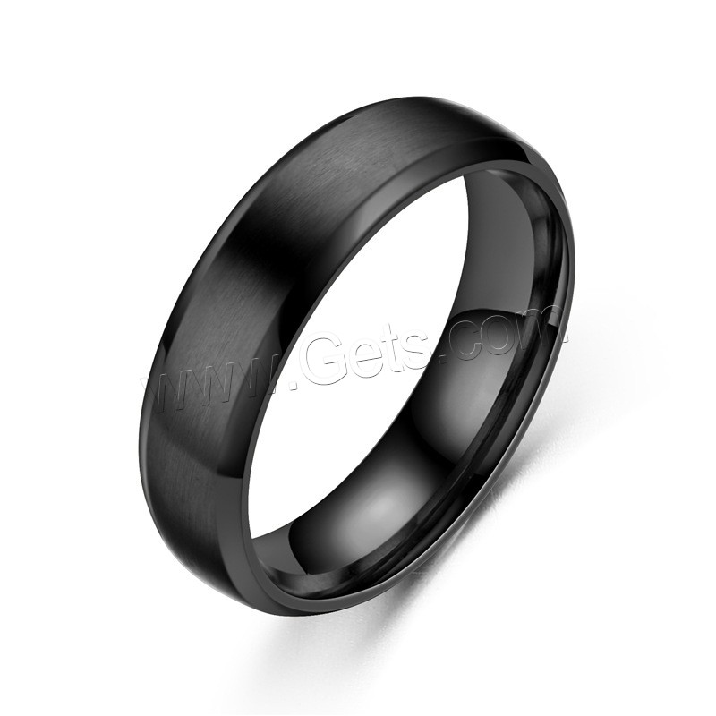 Anillo de dedo de acero Titanium de, Partículas de acero, chapado, unisexo & diverso tamaño para la opción, más colores para la opción, Vendido por UD