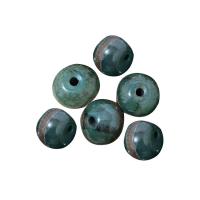 Natural Tibetan Agate Dzi Beads, Green Agate, DIY, green 