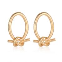 Zinc Alloy Stud Earring, plated, fashion jewelry & for woman 