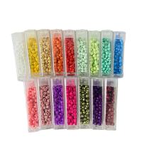 Granos de la semilla de cristal tintado opaco, Seedbead, Redondo aplanado, Bricolaje, más colores para la opción, 3mm, aproximado 160PCs/Bolsa, Vendido por Bolsa