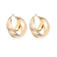 Zinc Alloy Drop Earring, gold color plated, fashion jewelry & for woman, golden 