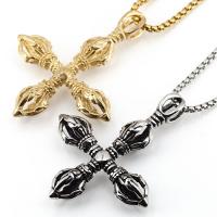 Collier de bijoux de titane, Acier titane, bijoux de mode & styles différents pour le choix & pour homme, plus de couleurs à choisir Environ 23.62 pouce, Vendu par PC