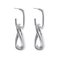 Zinc Alloy Drop Earring, plated, fashion jewelry & for woman 