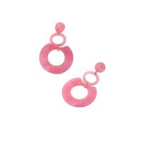 Acrylic Drop Earring, Zinc Alloy, with Acrylic, fashion jewelry & for woman 