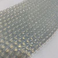 Single Gemstone Beads, Synthetic Moonstone, Round, DIY & faceted, clear Approx 38 cm 