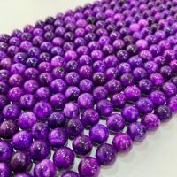 Single Gemstone Beads, Sugilite, Round, DIY purple Approx 38 cm 