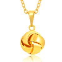 Zinc Alloy Jewelry Pendants, Chinese Knot, gold color plated, DIY, golden 