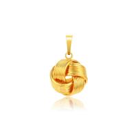 Zinc Alloy Jewelry Pendants, Chinese Knot, gold color plated, vintage & DIY, golden 