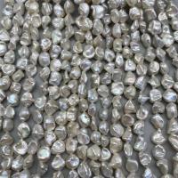 Baroque Cultured Freshwater Pearl Beads, DIY, white, 9-10mm Approx 15 Inch 