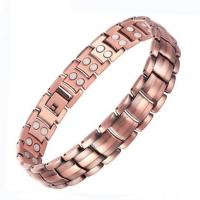 Brass Bracelets, Copper, plated, fashion jewelry & Unisex 15mm Approx 8.86 Inch 