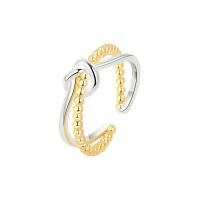 Messing Fingerring, plattiert, Einstellbar & Modeschmuck & für Frau, 6.7mm, Größe:7.5, verkauft von PC