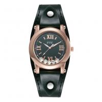 Women Wrist Watch, Zinc Alloy, with PU Leather & Glass, Chinese movement, plated, waterproofless & for woman & with rhinestone 