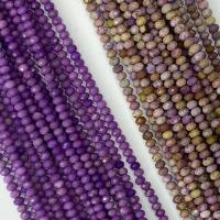 Single Gemstone Beads, Natural Lepidolite, natural  & faceted Approx 14.96 Inch 