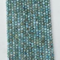 Single Gemstone Beads, Larimar, Round, natural & faceted, light blue Approx 14.96 Inch 