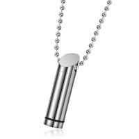 Acier titane Collier de bouteille de parfum, bijoux de mode & unisexe & styles différents pour le choix, couleur originale Environ 23.62 pouce, Vendu par PC