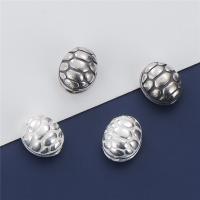 Sterling Silver Spacer Beads, 925 Sterling Silver, Turtle, DIY Approx 1.3mm 