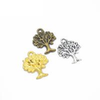 Zinc Alloy Jewelry Pendants, Tree, plated, DIY Approx 2mm 