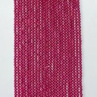 Single Gemstone Beads, Corundum, Round, polished rose pink Approx 14.96 Inch 