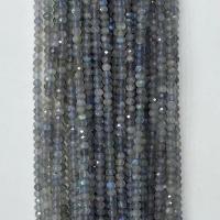 Perles en labradorite, cadre, poli, normes différentes pour le choix & facettes, gris Environ 14.96 pouce, Vendu par brin