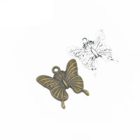 Zinc Alloy Jewelry Pendants, Butterfly, plated, DIY Approx 2mm 