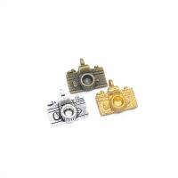 Zinc Alloy Jewelry Pendants, Camera, plated, DIY Approx 1.5mm 