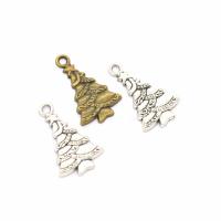 Zinc Alloy Christmas Pendants, Christmas Tree, plated, Christmas Design & DIY Approx 2mm 