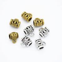 Zinklegierung Zwischenperlen, plattiert, DIY & mit Blumenmuster, keine, 10x9x6mm, Bohrung:ca. 4x2mm, 1000PCs/Menge, verkauft von Menge