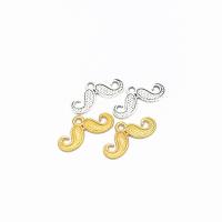 Zinc Alloy Jewelry Pendants, Mustache, plated, DIY Approx 2mm 