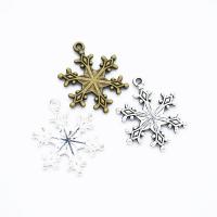 Zinc Alloy Jewelry Pendants, Snowflake, plated, DIY Approx 1.5mm 