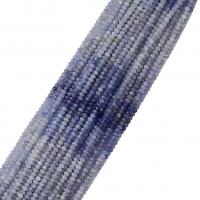 Single Gemstone Beads, Iolite, Round, natural, faceted, purple Approx 14.96 Inch 