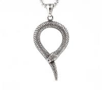 Collier de bijoux de titane, Acier titane, serpent, bijoux de mode & pour homme Environ 23.62 pouce, Vendu par PC